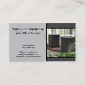 zwei Geschäftsbereiche für zentrale Klimaanlagen i Visitenkarte (Vorderseite)