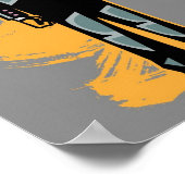 Zwei Geschäftsmann, der die Hände schüttelt Poster (Ecke)