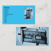 Zwei Geschichten-Nebengebäude - Vintag Visitenkarte (Vorne/Hinten)