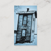 Zwei Geschichten-Nebengebäude - Vintag Visitenkarte (Rückseite)