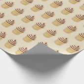Zwei Geschmacksrichtungen Eiscreme-Cup Geschenkpapier (Ecke)