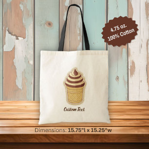 Zwei Geschmacksrichtungen Eiscreme-Cup Tragetasche