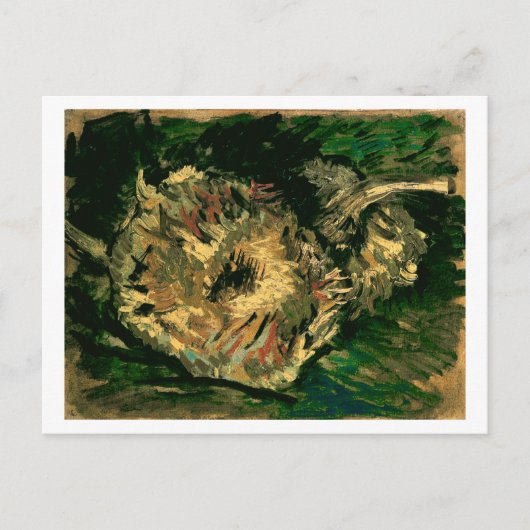 Zwei geschnitten Sonnenblumen, Van Gogh Fine Art Postkarte (Vorderseite)
