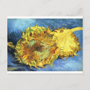 Zwei geschnittene Sonnenblumen - Vincent Van Gogh Postkarte