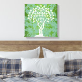 Zwei Gesichter verborgene Baummagie offenbart Leinwanddruck (Insitu (Schlafzimmer))