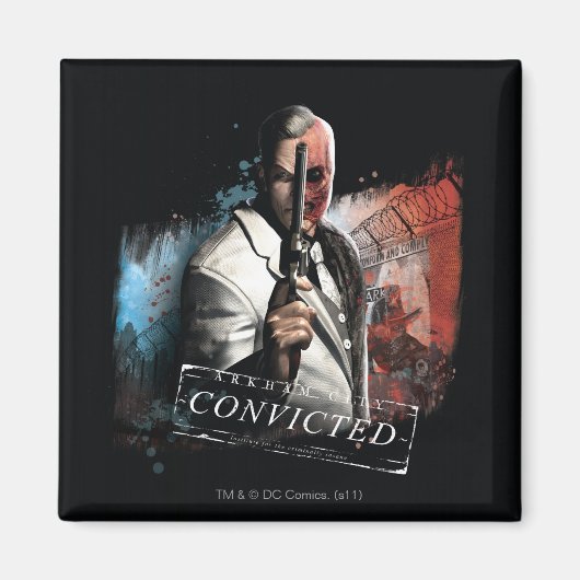 Zwei Gesichter - verurteilt Magnet (Vorne)