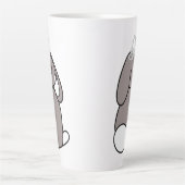 Zwei Gesichter von P.Lot Latte-Tasse Milchtasse (Vorderseite)