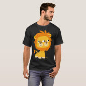 Zwei-Gesichtig, der niedlichste Cartoonlöwe T - T-Shirt (Vorne ganz)