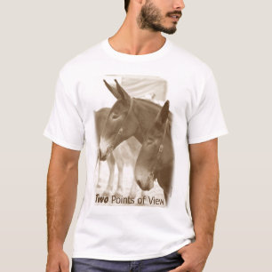 Zwei Gesichtspunkte T-Shirt