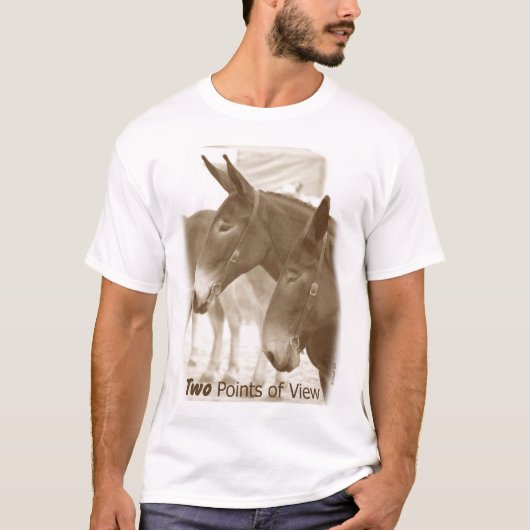 Zwei Gesichtspunkte T-Shirt (Vorderseite)