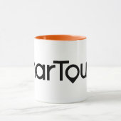 Zwei-getonte Kaffee-Tasse Tasse (Zentrum)