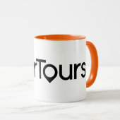 Zwei-getonte Kaffee-Tasse Tasse (VorderseiteRechts)