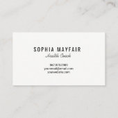 Zwei getönte Wasserfarbenkarte Visitenkarte (Rückseite)