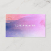 Zwei getönte Wasserfarbenkarte Visitenkarte (Vorderseite)