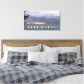 Zwei Gewitter über Huron Leinwanddruck (Insitu (Schlafzimmer))