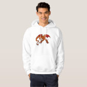 Zwei gingen Drache Hoodie voran (Vorne ganz)