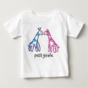 zwei Giraffen Baby T-shirt
