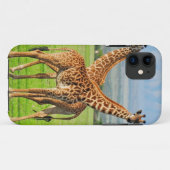 Zwei Giraffen Case-Mate iPhone Hülle (Rückseite (Horizontal))