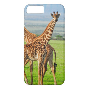 Zwei Giraffen iPhone 8 Plus/7 Plus Hülle