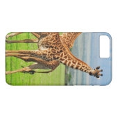 Zwei Giraffen Case-Mate iPhone Hülle (Rückseite (Horizontal))