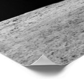 Zwei Giraffen in Schwarz und Weiß Poster (Ecke)