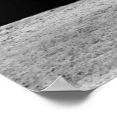 Zwei Giraffen in Schwarz-Weiß-Poster Poster (Ecke)