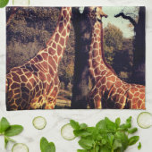 Zwei Giraffen Küchentücher (Gefaltet)