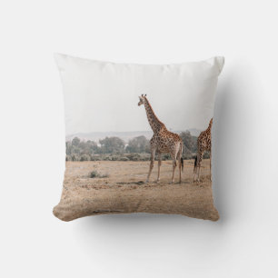 ZWEI GIRAFFES KISSEN
