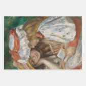 Zwei Girls Decoupage Trio Set, Renoir Art Geschenkpapier Set (Vorderseite)