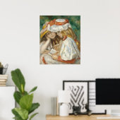 Zwei Girls lesen Kunst Poster (Heimbüro)