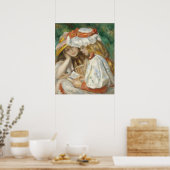 Zwei Girls lesen Kunst Poster (Küche)