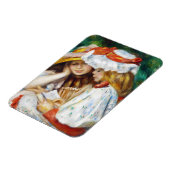 Zwei Girls Reading Pierre Auguste Renoir Gemälde Magnet (Linke Seite)
