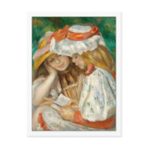 Zwei Girls Reading von Renoir
