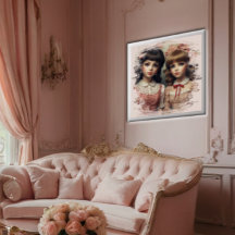 Zwei Girls Vintag Doll Core Whimsical