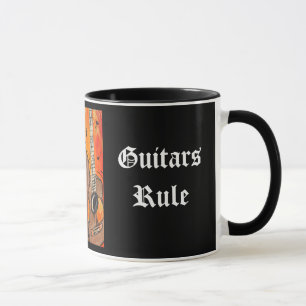 Zwei Gitarren-Tasse Tasse