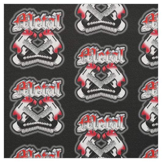 Zwei Gitarren überqueren Stoff (Muster)