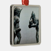 Zwei Gladiatoren im Kampf Ornament Aus Metall (Rechts)