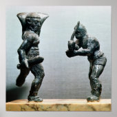 Zwei Gladiatoren im Kampf Poster (Vorne)