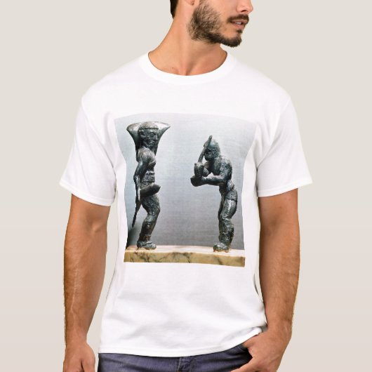 Zwei Gladiatoren im Kampf T-Shirt (Vorderseite)
