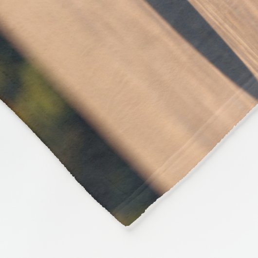 Zwei Glas Wein mit Eiffelturm Fleecedecke (Ecke)