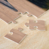 Zwei Glas Wein mit Eiffelturm Puzzle (Seite)