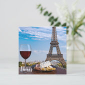 Zwei Gläser Wein im Café von Paris (Stehend Vorderseite)