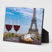 Zwei Gläser Wein im Café von Paris Fotoplatte (Seite)