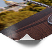 Zwei Gläser Wein im Café von Paris Poster (Ecke)