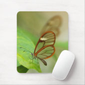 Zwei gläserne Schmetterlinge Mousepad (Mit Mouse)