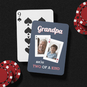 Zwei gleich   Opa & Child Foto Spielkarten