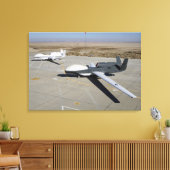 Zwei globale Falken parken auf einer Rampe Leinwanddruck (Insitu (Wohnzimmer))