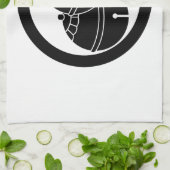 Zwei Glocken im Kreis Geschirrtuch (Gefaltet)