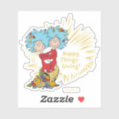 Zwei glückliche Dinge! Aufkleber (Blatt)