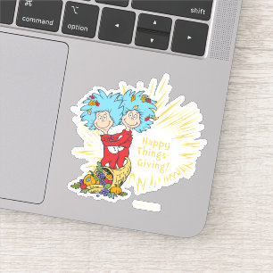 Zwei glückliche Dinge! Aufkleber